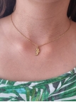 Collier Enfant Hippocampe Doré – Bijou Marin en Acier Inoxydable