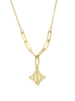 Collier Maillons Dorés & Rosace Celtique – Élégance Bohème en Acier Inoxydable