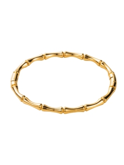 Bracelet Bambou Doré – Jonc Raffiné en Acier Inoxydable