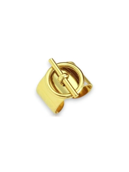 Bague Fermoir Dorée – Élégance Originale