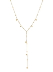 Collier Long Goutte Doré à Perles – Élégance Minimaliste en Acier Inoxydable