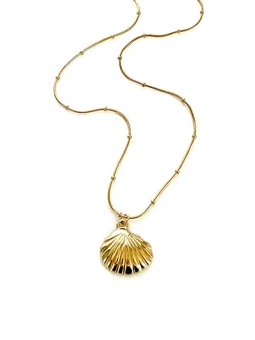 Collier Coquillage Doré – Élégance Naturelle & Intemporelle