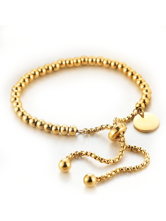 copy ofBracelet Nœud Infini – Double Chaîne Dorée Ajustable