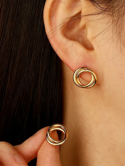 copy ofcopy ofcopy ofBoucles d’Oreilles Goutte Évasée – Doré en Acier Inoxydable