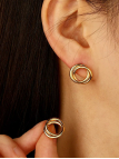 copy ofcopy ofcopy ofBoucles d’Oreilles Goutte Évasée – Doré en Acier Inoxydable