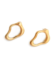 copy ofcopy ofcopy ofcopy ofBoucles d’Oreilles Martelées Doré en Acier Inoxydable – Design Organique Élégant