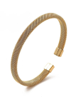 copy ofBracelet Perles Rondes Doré en Acier Inoxydable – Élastique & Lumineux