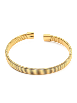 copy ofcopy ofcopy ofBracelet Perles Rondes Doré en Acier Inoxydable – Élastique & Lumineux