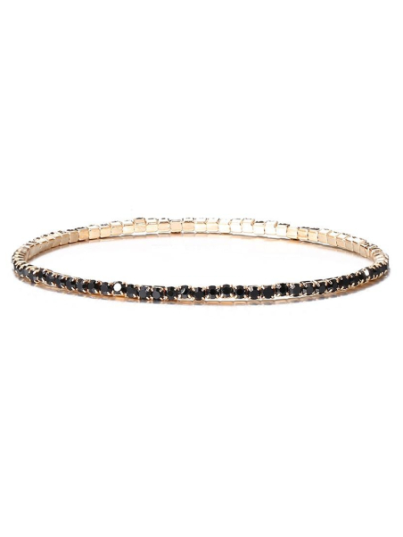 copy ofcopy ofBracelet Perles Doré en Acier Inoxydable avec Cristal – Élégant & Intemporel
