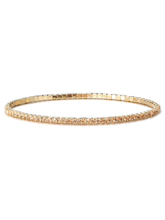copy ofcopy ofcopy ofBracelet Perles Doré en Acier Inoxydable avec Cristal – Élégant & Intemporel