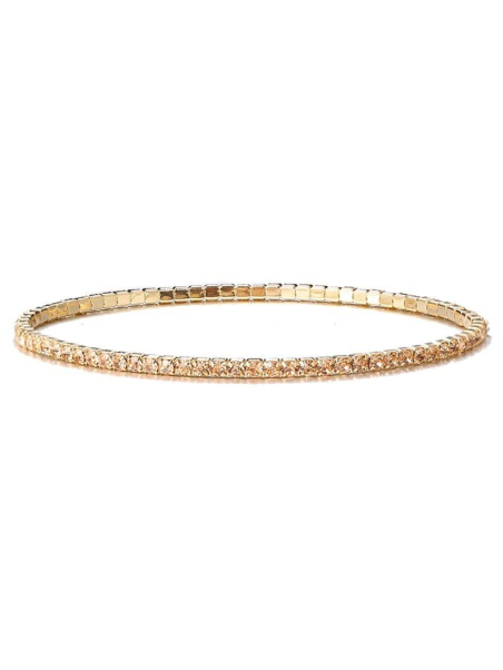 copy ofcopy ofcopy ofBracelet Perles Doré en Acier Inoxydable avec Cristal – Élégant & Intemporel