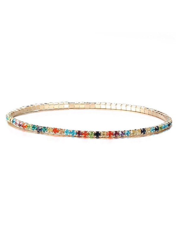 copy ofcopy ofcopy ofcopy ofBracelet Perles Doré en Acier Inoxydable avec Cristal – Élégant & Intemporel