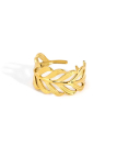 Bague Tressée Végétale en Plaqué Or 18k – Bague Ouverte Ajustable Élégance Naturelle