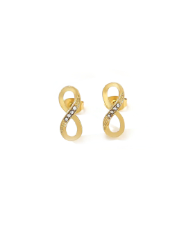 copy ofcopy ofBoucles d’Oreilles Nœud de Cercles Entrelacés Dorées en Acier Inoxydable