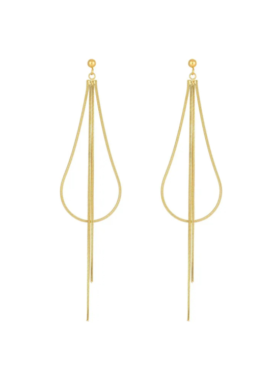 copy ofcopy ofcopy ofBoucles d’Oreilles Nœud de Cercles Entrelacés Dorées en Acier Inoxydable