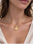 Collier Ballon de Football Plaqué Or 18K – Pendentif 15 mm & Chaîne 45 cm