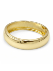 Bracelet Jonc Large Doré Plaqué Or 18K – Diamètre 60 mm Épaisseur 22 mm