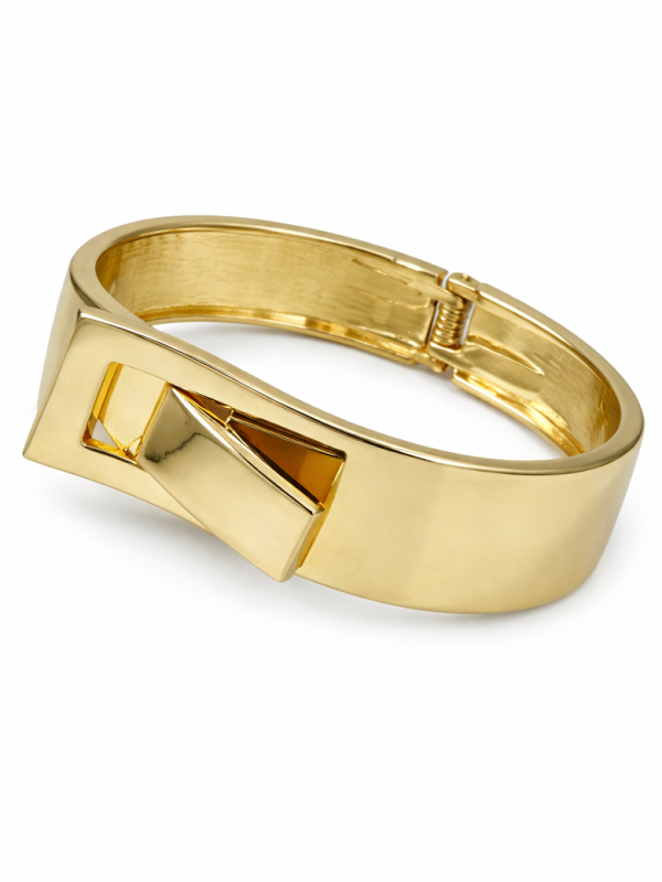 Bracelet Jonc Large Plaqué Or 60 mm – Manchette Élégante Épaisseur 20 mm