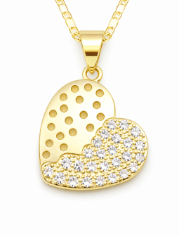 copy ofcopy ofCollier Ange & Étoile Rose Doré Plaqué Or 18K – Pendentif 30 mm