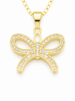 copy ofcopy ofCollier Ange & Étoile Rose Doré Plaqué Or 18K – Pendentif 30 mm