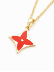 copy ofcopy ofcopy ofCollier Ange & Étoile Rose Doré Plaqué Or 18K – Pendentif 30 mm