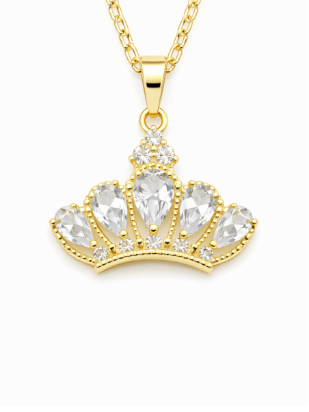 copy ofcopy ofcopy ofcopy ofCollier Ange & Étoile Rose Doré Plaqué Or 18K – Pendentif 30 mm