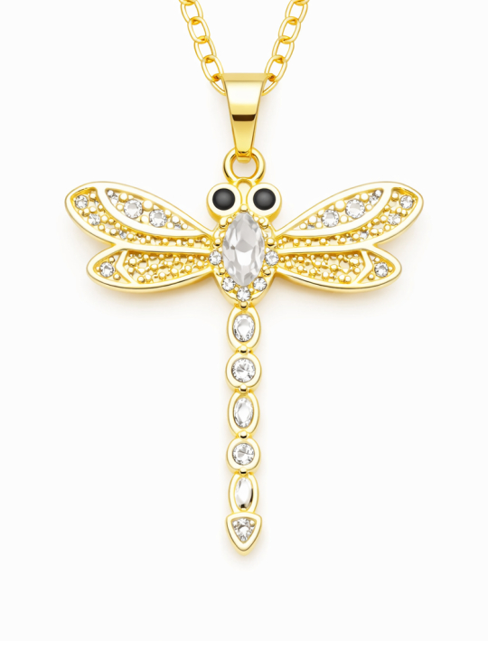 copy ofcopy ofcopy ofcopy ofCollier Ange & Étoile Rose Doré Plaqué Or 18K – Pendentif 30 mm
