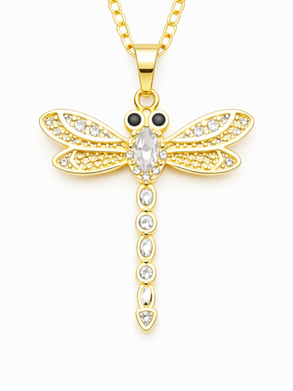 copy ofcopy ofcopy ofcopy ofCollier Ange & Étoile Rose Doré Plaqué Or 18K – Pendentif 30 mm