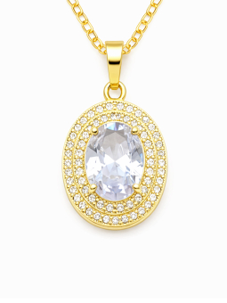copy ofcopy ofcopy ofCollier Ange & Étoile Rose Doré Plaqué Or 18K – Pendentif 30 mm