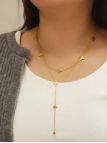 copy ofCollier Y Ajustable Maille Serpent Doré en Acier Inoxydable