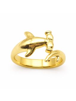 copy ofBague dorée plaqué or 18K à double rangée de pierres rectangulaires – Anneau élégant et lumineux