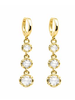 copy ofcopy ofBoucles d’Oreilles Créoles Texturées Plaqué Or 18K Diamètre 30 mm