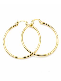 copy ofcopy ofcopy ofBoucles d’Oreilles Créoles Texturées Plaqué Or 18K Diamètre 30 mm