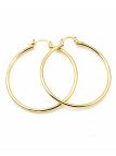 copy ofcopy ofcopy ofBoucles d’Oreilles Créoles Texturées Plaqué Or 18K Diamètre 30 mm