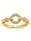 copy ofBague Alliances Ovale Zirconiums Dorée Plaqué Or 18K Élégante