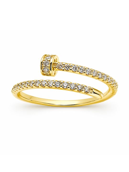 copy ofcopy ofBague Alliances Ovale Zirconiums Dorée Plaqué Or 18K Élégante