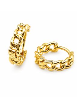 copy ofcopy ofBoucles d’Oreilles Pendantes Fleur Texturée Dorées Plaqué Or 18K 35 mm