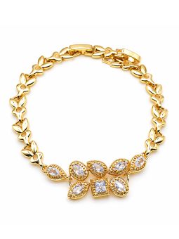 copy ofBracelet Tennis Zirconiums Doré Plaqué Or 18K