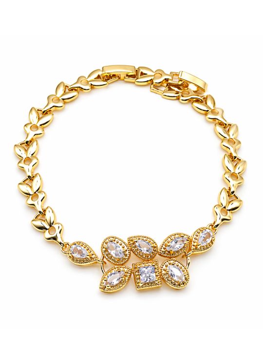 copy ofBracelet Tennis Zirconiums Doré Plaqué Or 18K