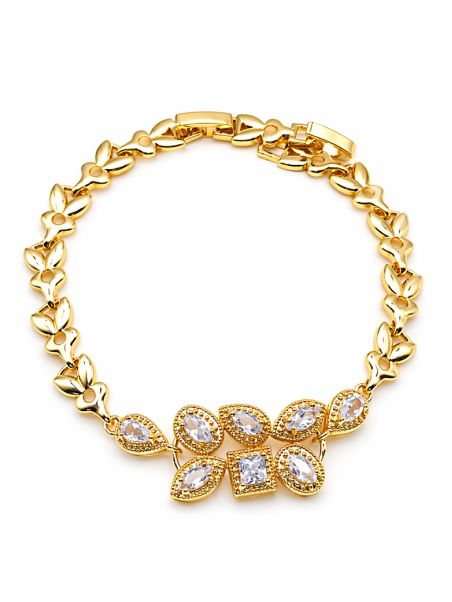 copy ofBracelet Tennis Zirconiums Doré Plaqué Or 18K