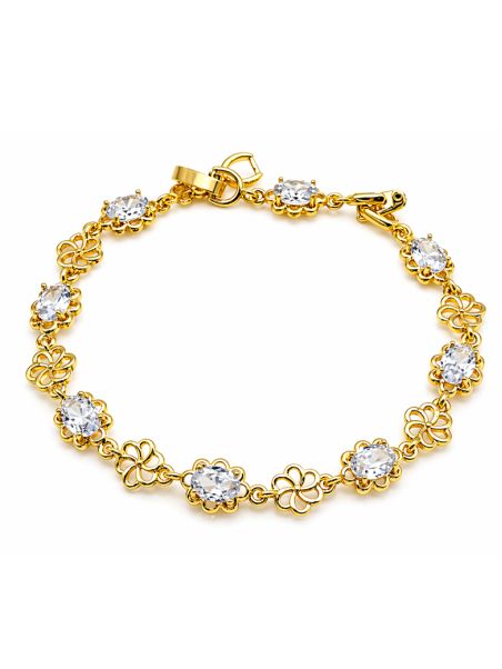 copy ofcopy ofBracelet Tennis Zirconiums Doré Plaqué Or 18K