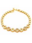 copy ofcopy ofcopy ofBracelet Tennis Zirconiums Doré Plaqué Or 18K