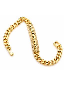 copy ofcopy ofcopy ofcopy ofBracelet Tennis Zirconiums Doré Plaqué Or 18K