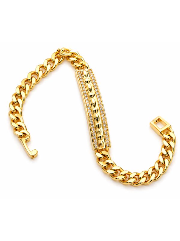 copy ofcopy ofcopy ofcopy ofBracelet Tennis Zirconiums Doré Plaqué Or 18K