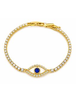 copy ofcopy ofcopy ofBracelet Tennis Zirconiums Doré Plaqué Or 18K