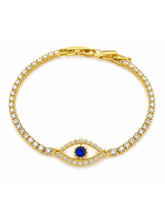 copy ofcopy ofcopy ofBracelet Tennis Zirconiums Doré Plaqué Or 18K