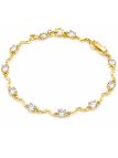 copy ofcopy ofBracelet Étoiles Zirconiums Doré Plaqué Or 18K