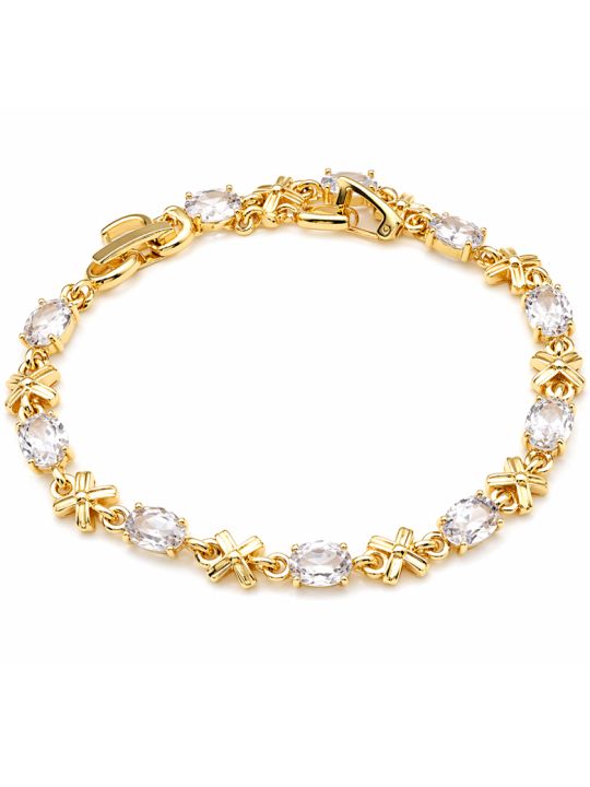 copy ofcopy ofBracelet Étoiles Zirconiums Doré Plaqué Or 18K