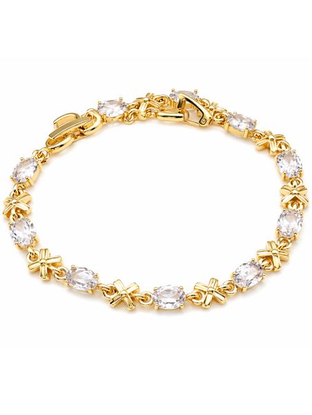 copy ofcopy ofBracelet Étoiles Zirconiums Doré Plaqué Or 18K