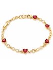 copy ofcopy ofBracelet Étoiles Zirconiums Doré Plaqué Or 18K
